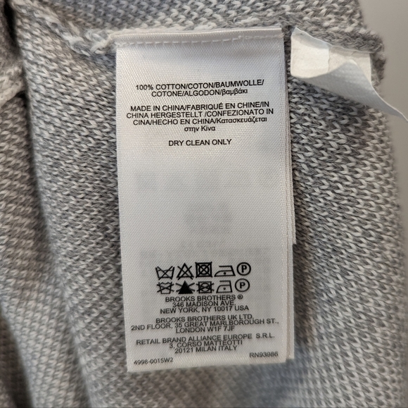 Black Fleece by Thom Browne Grey Gingham Knit Skirt - Picture 5 of 5